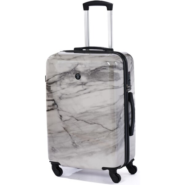 Cestovný kufor BERTOO Marmo - biely 63028823