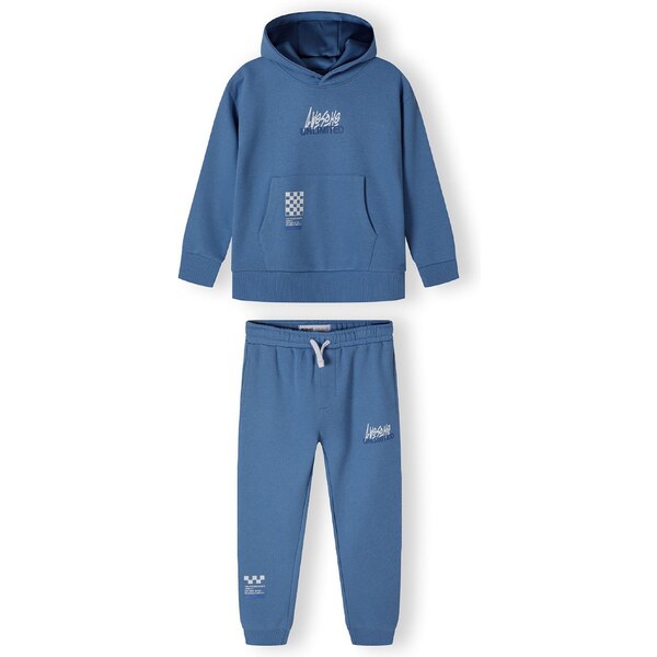 MINOTI Joggingová súprava modrá / biela 63068492