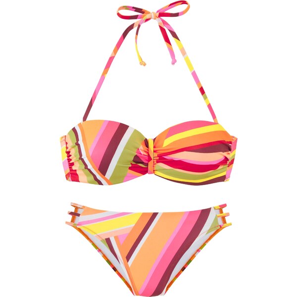 Bruno Banani Bikiny jablková / oranžová / ružová / burgundská 63157351