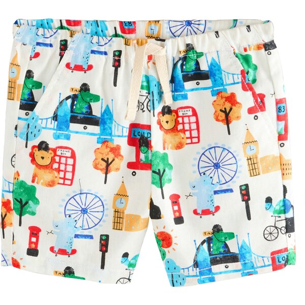 Next Nohavice nebesky modrá / pastelovo modrá / oranžová / biela 63067565