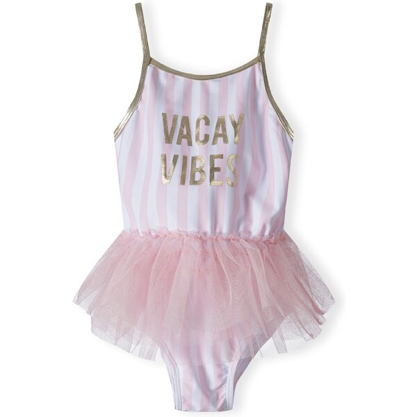 MINOTI Jednodielne plavky zlatá / svetloružová / biela 63068491