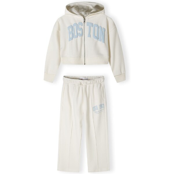 MINOTI Joggingová súprava pastelovo modrá / biela 63168034