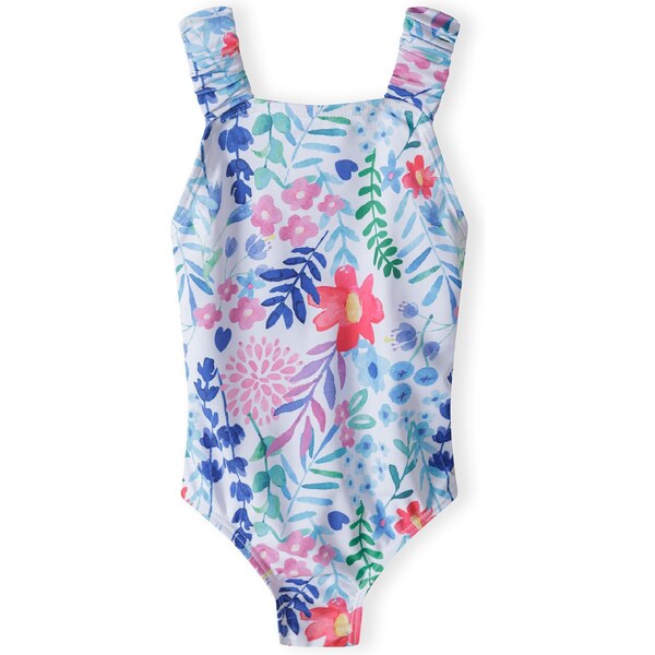 MINOTI Jednodielne plavky modrá / svetlomodrá / zelená / biela 63068495