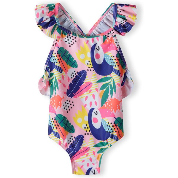 MINOTI Jednodielne plavky zafírová / ružová / svetločervená / biela 63068511