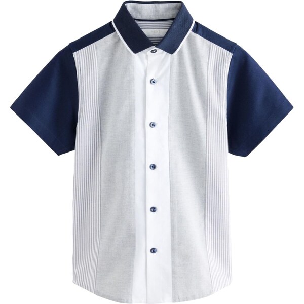 Next Košeľa námornícka modrá / biela 63067570