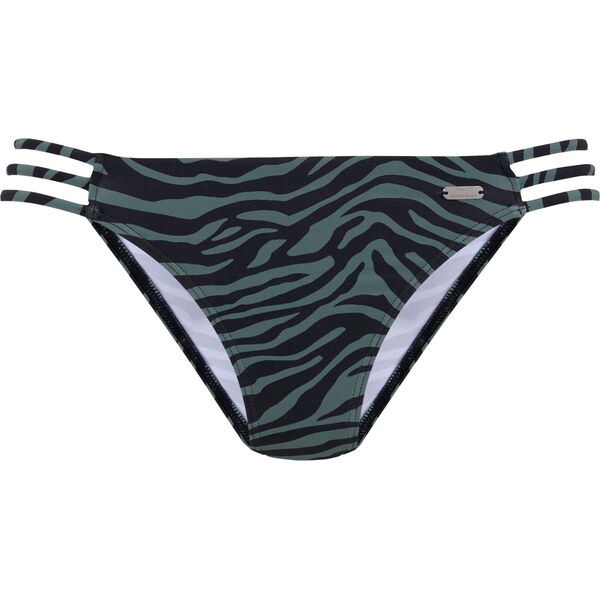 VENICE BEACH Bikinové nohavičky tmavozelená / čierna 63156491