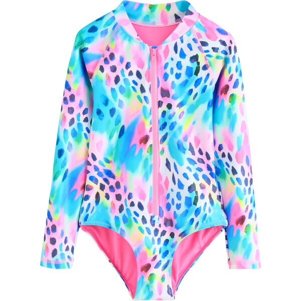 Next Jednodielne plavky modrá / azúrová / žltá / ružová 63162458