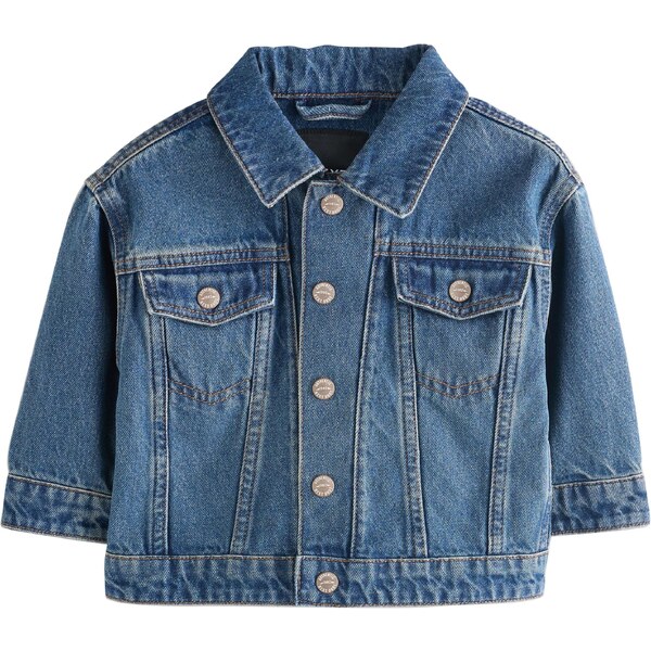 Next Prechodná bunda modrá denim 65772602