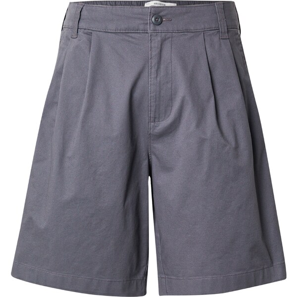 HOLLISTER Plisované nohavice sivá 63167011