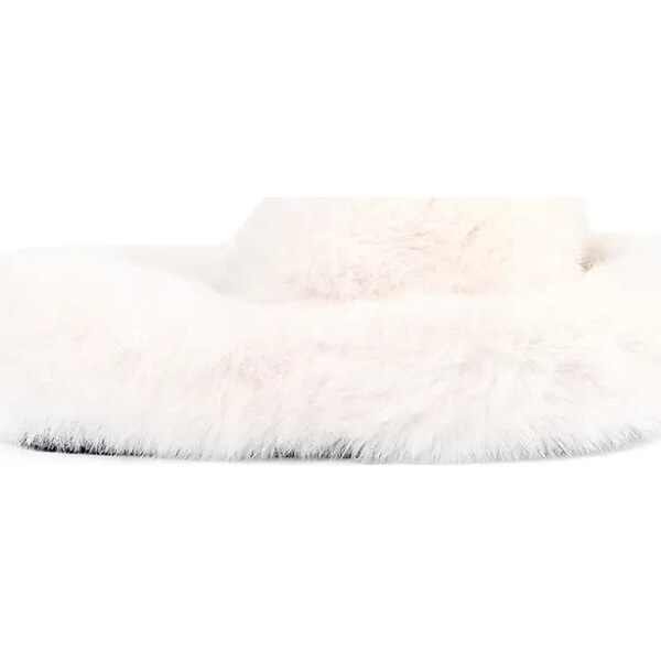 BASIC Smotanové plyšové domáce papuče na platforme BG191BE 58321686