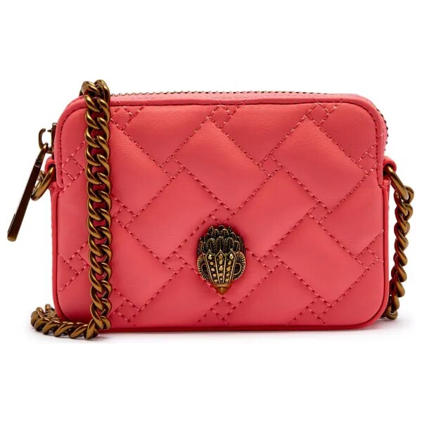 Kurt Geiger Kožená kabelka na rameno MICRO KENSINGTON 63034063