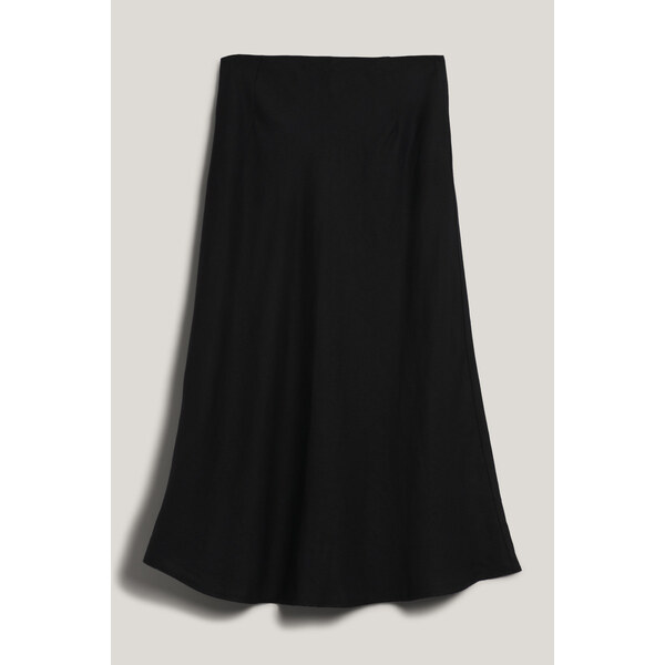 SUKŇA GANT LINEN BLEND SKIRT BLACK 63039669