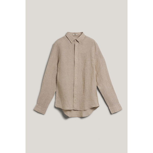 KOŠEĽA GANT SLIM LINEN SHIRT DRY SAND 62797508