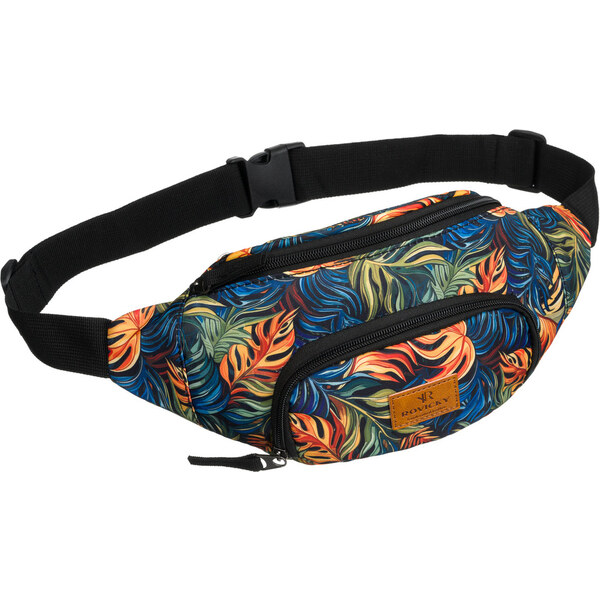 Moderná dámska ľadvinka z odolného polyesteru na zips – Rovicky 63040297