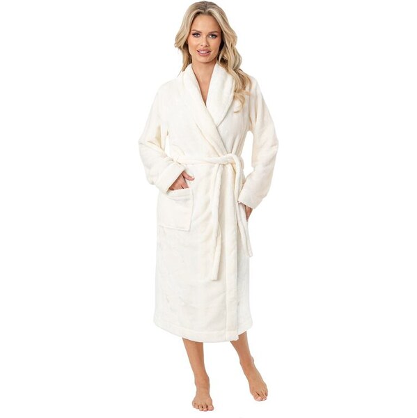 Donna Dlhý dámsky župan Pamela II ecru 63047829