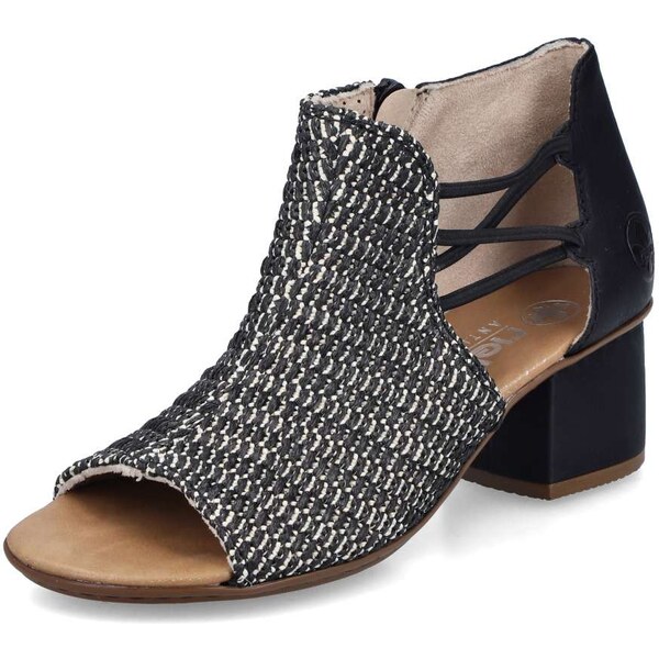 Dámske sandále RIEKER 64697-00 čierna S5 63047636