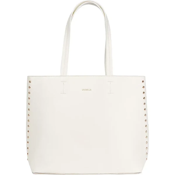 Shelvt Large white studded shopper bag 64677614