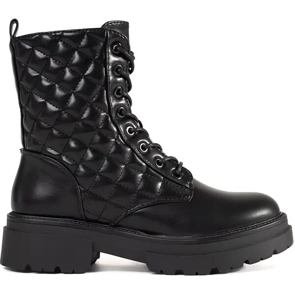 Shelvt Black quilted workers on a platform 64696203