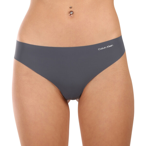 3PACK dámske tangá Calvin Klein bezšvová viacfarebná (QD3558E-WAK) 63051255