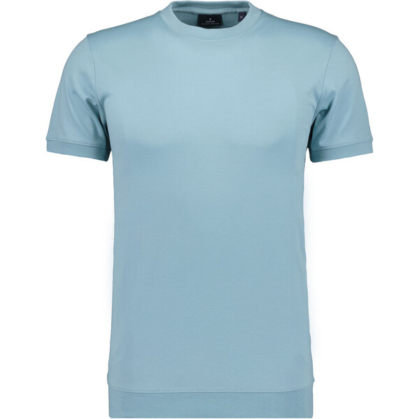 Pánske svetlomodré prémiové tričko pima bavlna s patentom RAGMAN 63053629