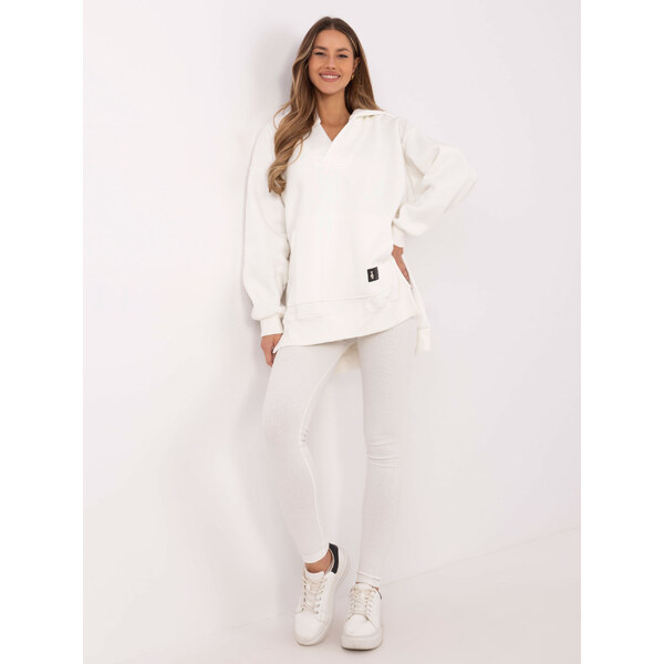 BASIC Smotanová dámska trojdielna súprava s asymetrickou mikinou EM 61779963