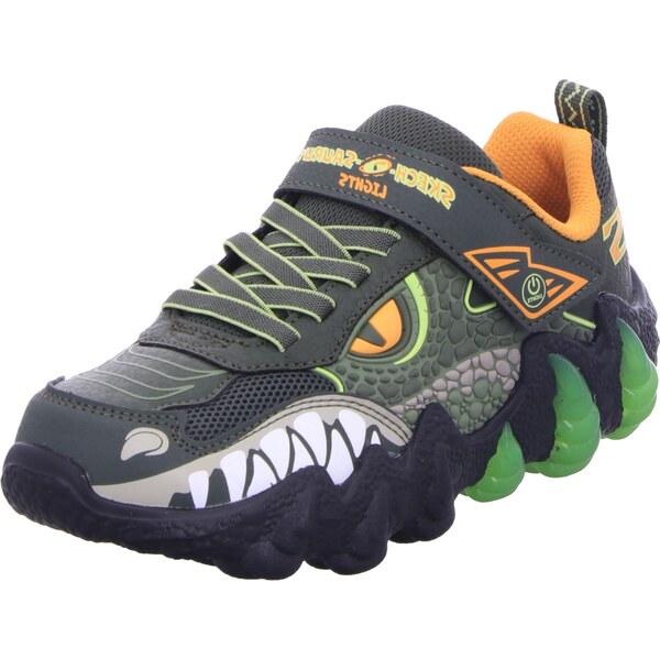 SKECHERS Tenisky SKECH-O-SAURUS LIGHTS 2.0 zelená / olivová / čierna 63067845