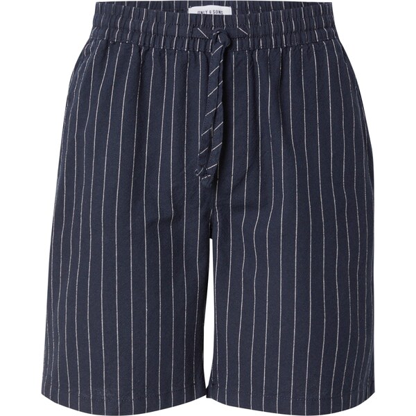 Only & Sons Chino nohavice ONSTINUS čierna / biela 63068747