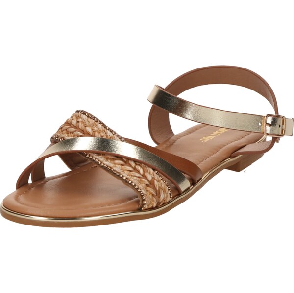 ABOUT YOU Sandále Milena hnedá / zlatá 63168374