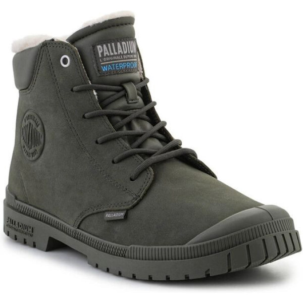 Palladium SP20 Cuff Leather Waterproof WL U 79067-325-M Olive Night 63057643