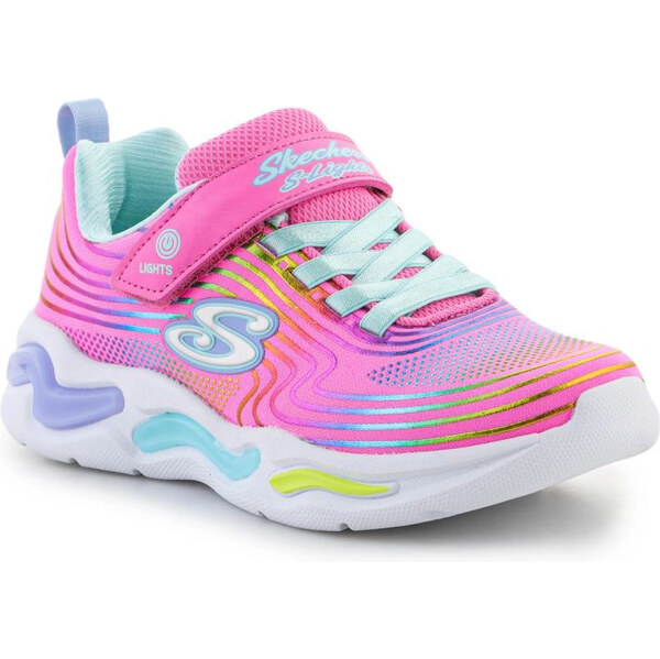Skechers S-Lights Wavy Beams Jr 302338L-PKMT 63057659