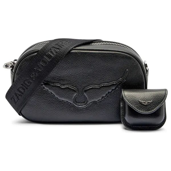 Zadig&Voltaire Kožená crossbody kabelka + peňaženka ROCK WITH YOU 63053604