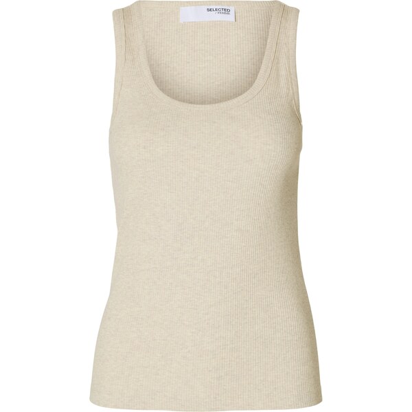 SELECTED Top SLFANNA béžová 63067032