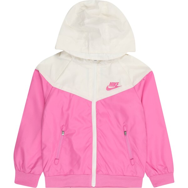 Nike Sportswear Prechodná bunda WINDRUNNER pitaya / biela 63168292