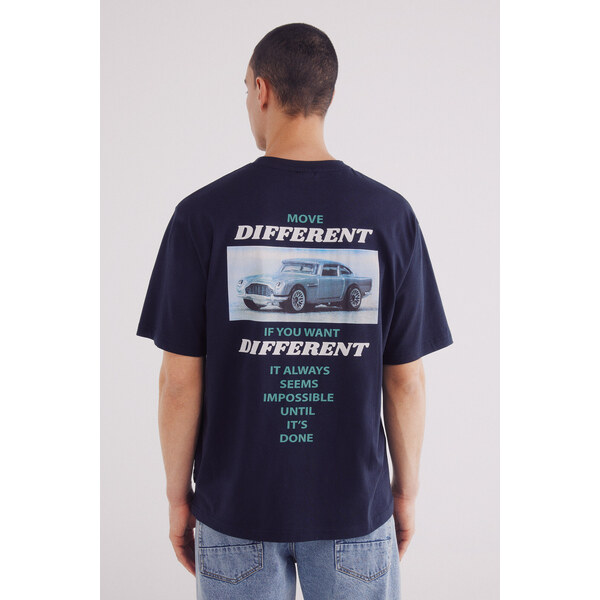 SPRINGFIELD Pánske potlačové tričko Move Different 63062675