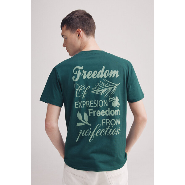 SPRINGFIELD Pánske potlačové tričko Freedom 63062677