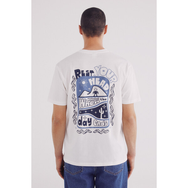 SPRINGFIELD Pánske potlačové tričko Rest Your Mind 63062679