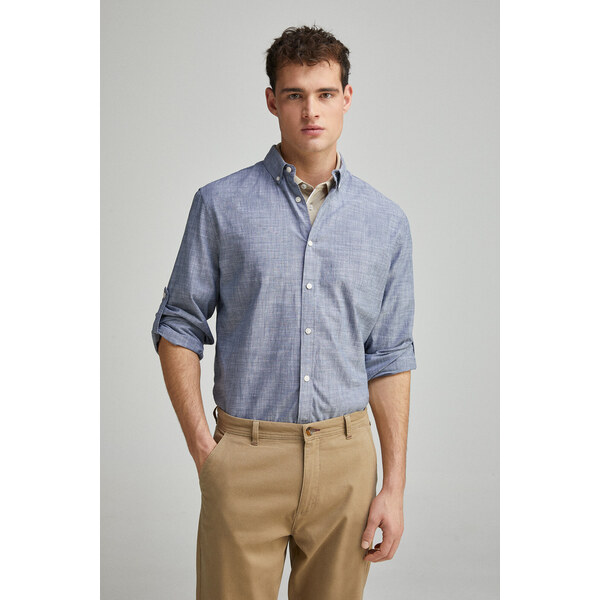 SPRINGFIELD Pánska košeľa z hrubej bavlny 63062683