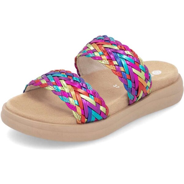 RIEKER Dámske šľapky REMONTE D2N52-90 ružová S5 63064153