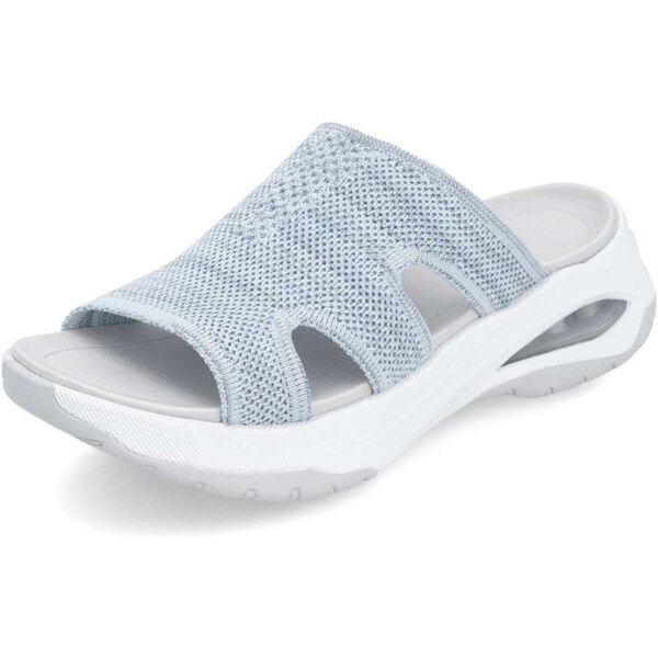 Dámske šľapky RIEKER W3150-10 modrá S5 63064156