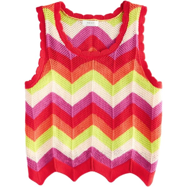 Next Sveter zelená / fialová / oranžová / červená / biela 63067579