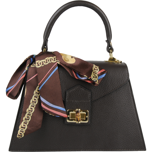 Cafe kožená talianska crossbody kabelka Flavia Cafe NovaKabelka.sk 63069410