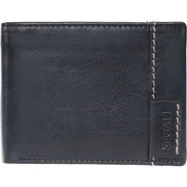 SEGALI Pánska kožená peňaženka 23490 čierna 35335583
