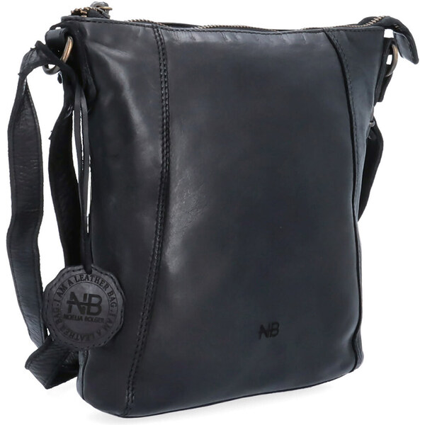 Kožená kabelka crossbody Noelia Bolger čierna NB 2086 C 22440024