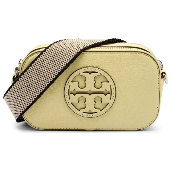 TORY BURCH Kožená crossbody kabelka Miller Mini 63074475