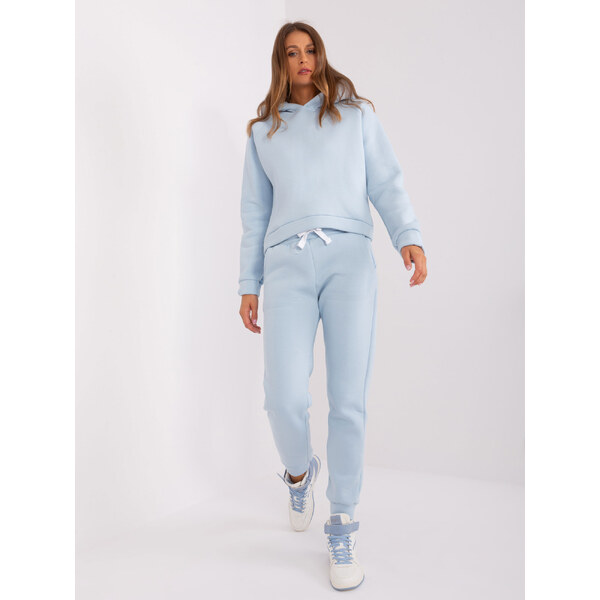 BASIC Svetlomodrá tepláková súprava s kapucňou EM-KMPL-629-1.99P-light 46506441