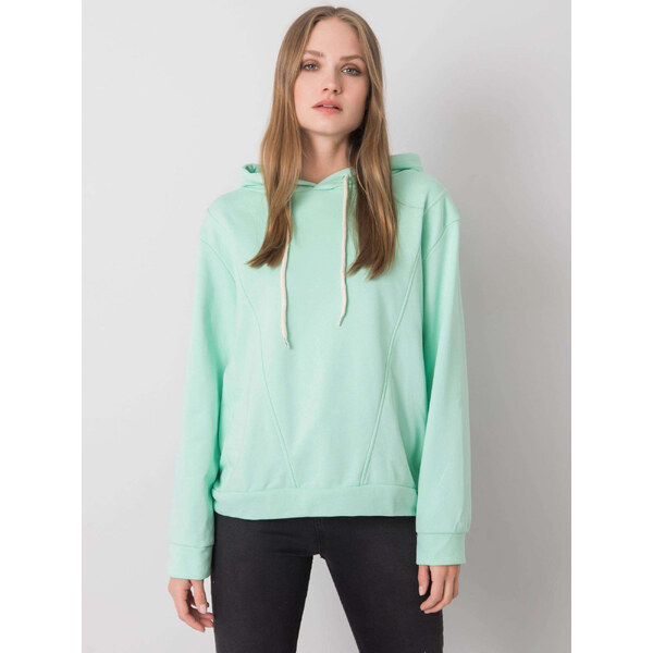 BASIC Mintova dámska mikina s kapucňou EM-BL-ES-21-525.10-mint 24087763