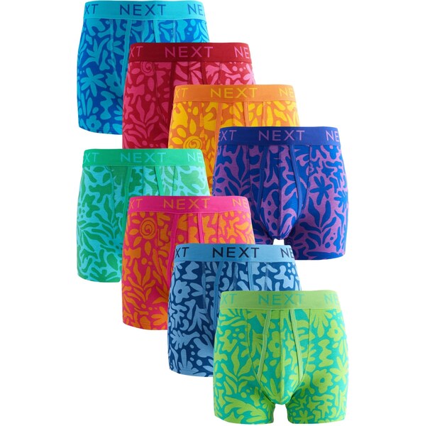 Next Boxerky azúrová / nebesky modrá / tmavomodrá / zelená / kiwi / 63080097