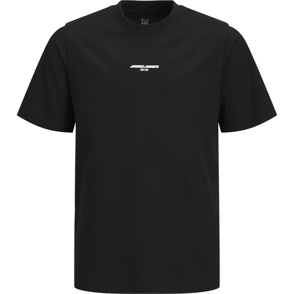 Jack & Jones Junior Tričko JCOLIDO svetlosivá / čierna / biela 63080685