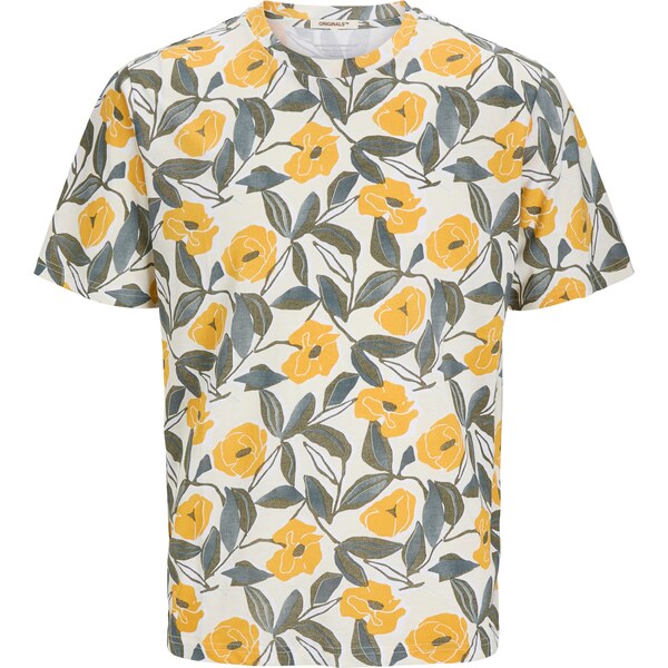 Jack & Jones Junior Tričko JORALMERIA krémová / zafírová / karí / 63080757