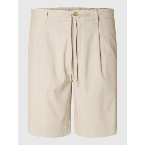 SELECTED Plisované nohavice SLHLeroy piesková 63165973